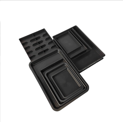 130mm 깊이 215x140x110mm 포장 솔루션 내부 크기의 ESD 플라스틱 트레이