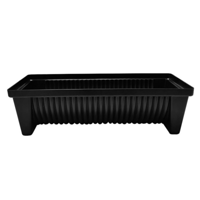 산업 환경에서의 전도성 포장용 반 정적 플라스틱 트레이 최대 80C까지의 고온 저항성