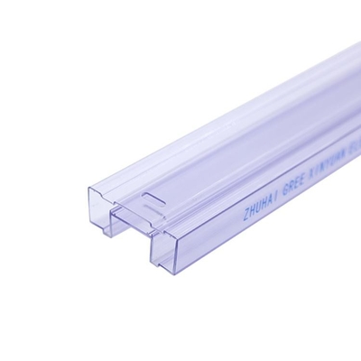 투명한 퍼포레이티드 PVC / PETG IC 플라스틱 포장 강관 사각 파이프