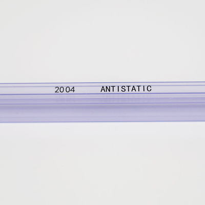 투명한 퍼포레이티드 PVC / PETG IC 플라스틱 포장 강관 사각 파이프