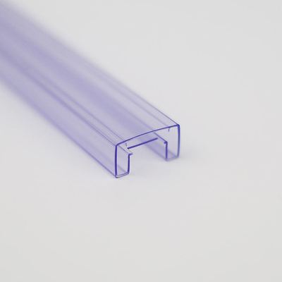 투명한 퍼포레이티드 PVC / PETG IC 플라스틱 포장 강관 사각 파이프