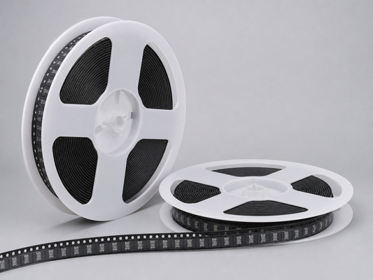 SMD 반도체 및 전자 부품 포장용 맞춤형 ESD 전도성 엠보싱 캐리어 테이프 릴
