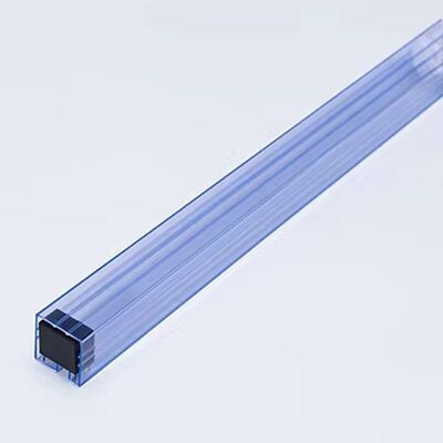 투명 ESD PVC 사각형 IC 패키징 튜브 맞춤형 부품 보관용