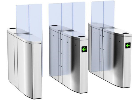 자동 RFID 보행자 울타리 게이트 아크는 병진식 회전식 십자문을 형성했습니다