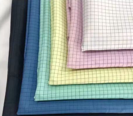 5mm 줄무늬 반 정적 천, 115GSM 호흡성 물질, 청결실용으로 설계되었습니다.