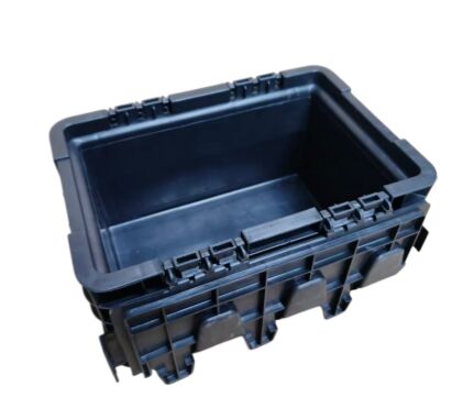 청정실 작업실용 고성능 ESD 플립 톱 저장 용기